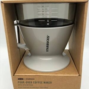 Oxo + Starbucks White and Green Pour-Over Coffee Dripper